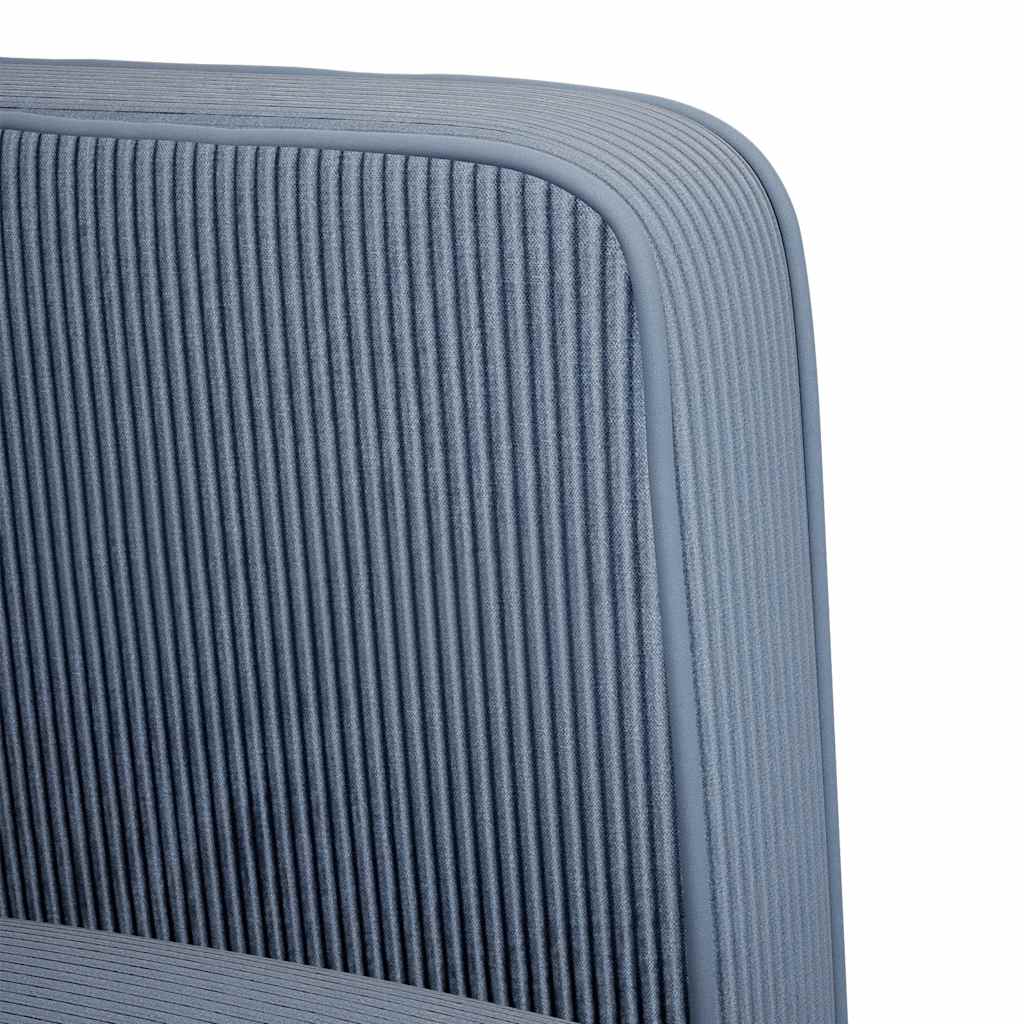 Loveseat bank 109 cm corduroy stof blauw is nu te koop bij PeponiXL, paradijselijk wonen!