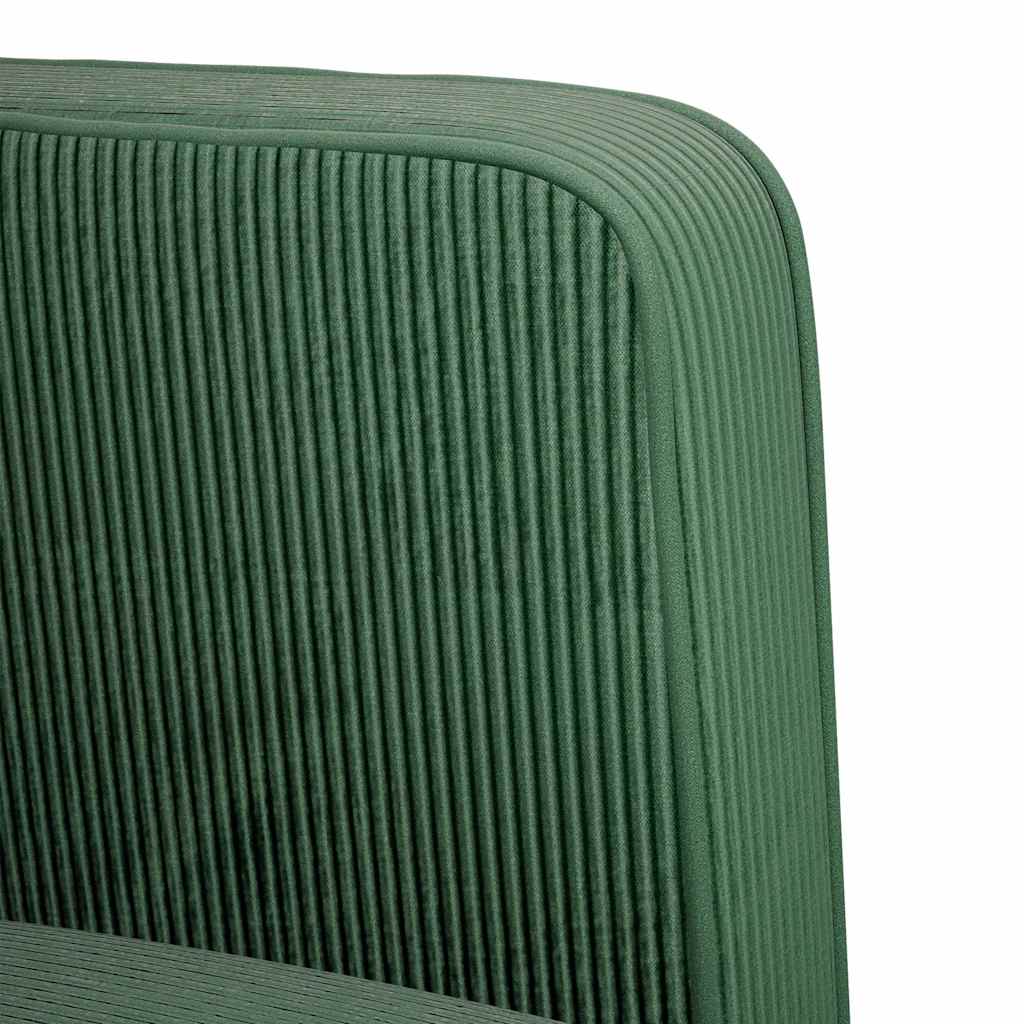 Loveseat bank 109 cm corduroy stof donkergroen is nu te koop bij PeponiXL, paradijselijk wonen!