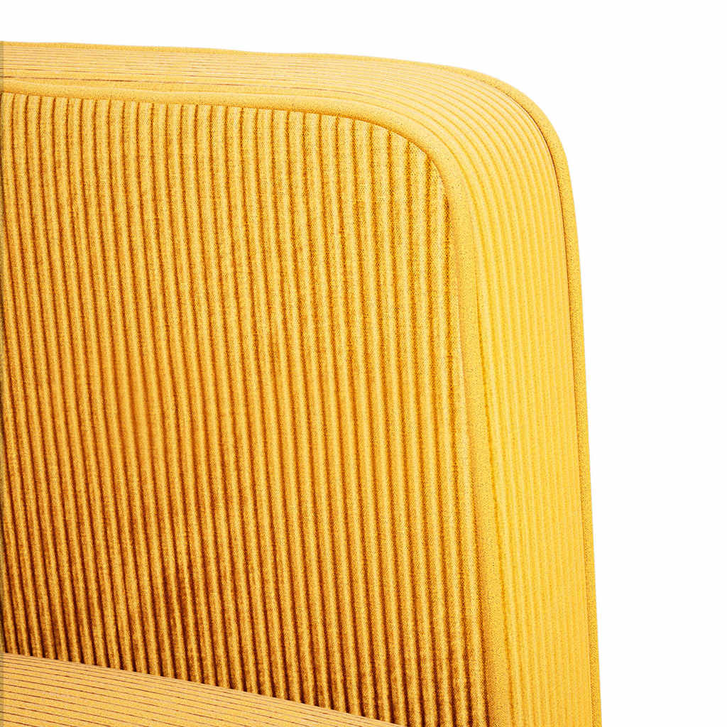 Loveseat bank 109 cm corduroy stof lichtgeel is nu te koop bij PeponiXL, paradijselijk wonen!