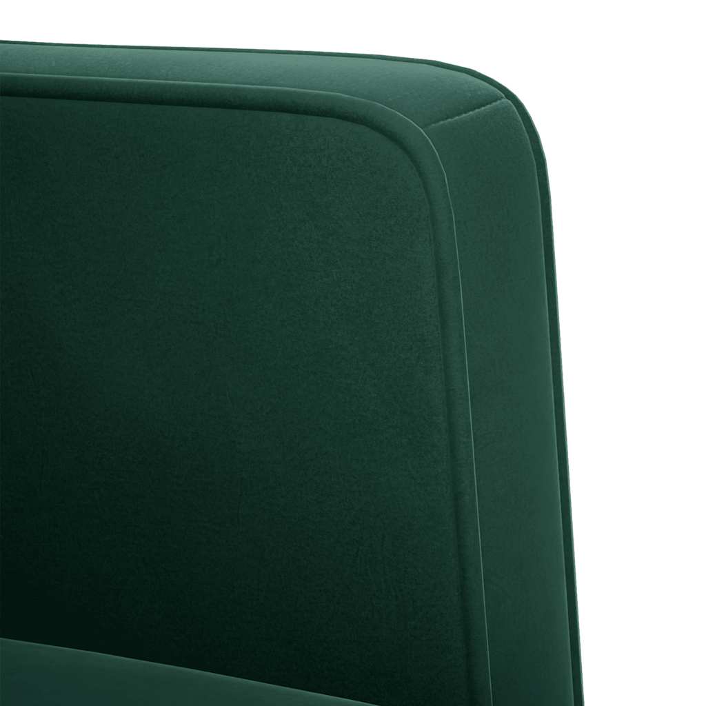 Fauteuil met armleuningen donkergroen 53 cm fluweel is nu te koop bij PeponiXL, paradijselijk wonen!