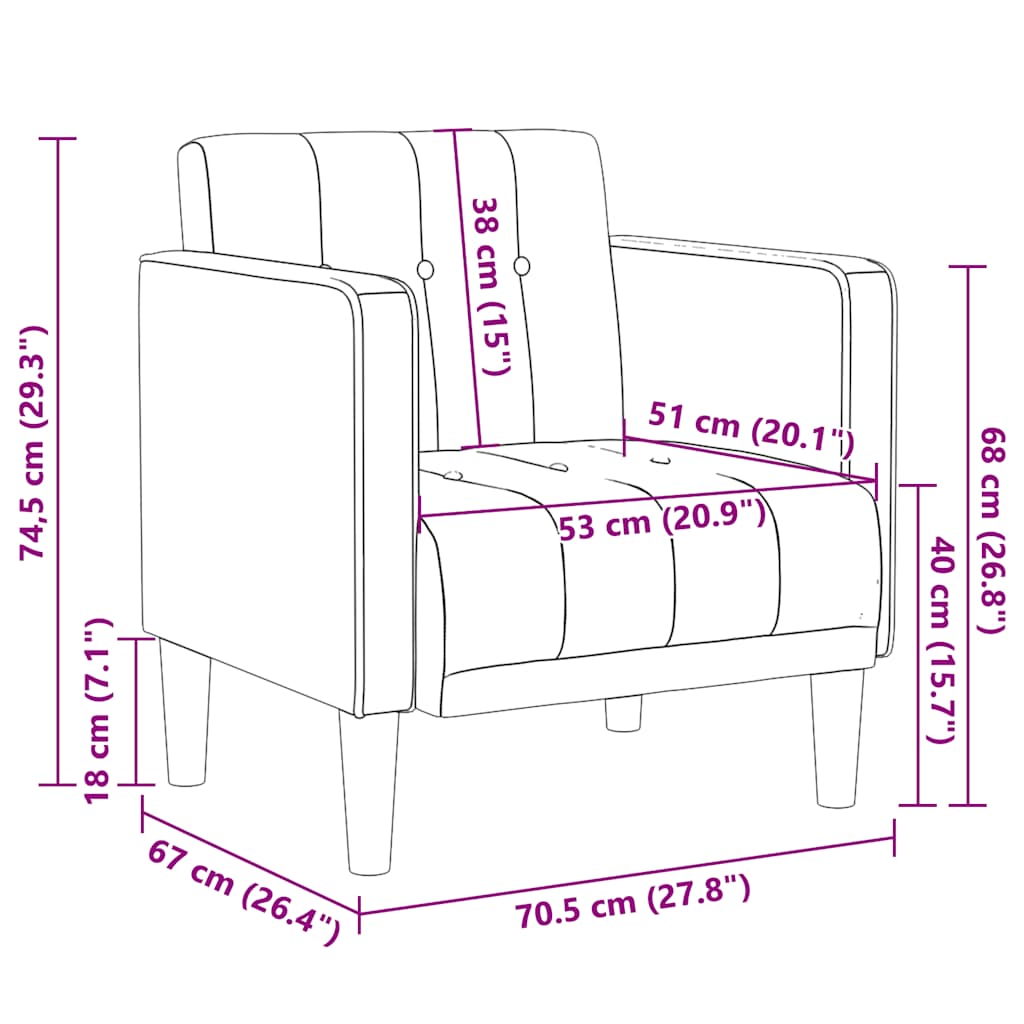 Fauteuil met armleuningen wijnrood 53 cm fluweel is nu te koop bij PeponiXL, paradijselijk wonen!