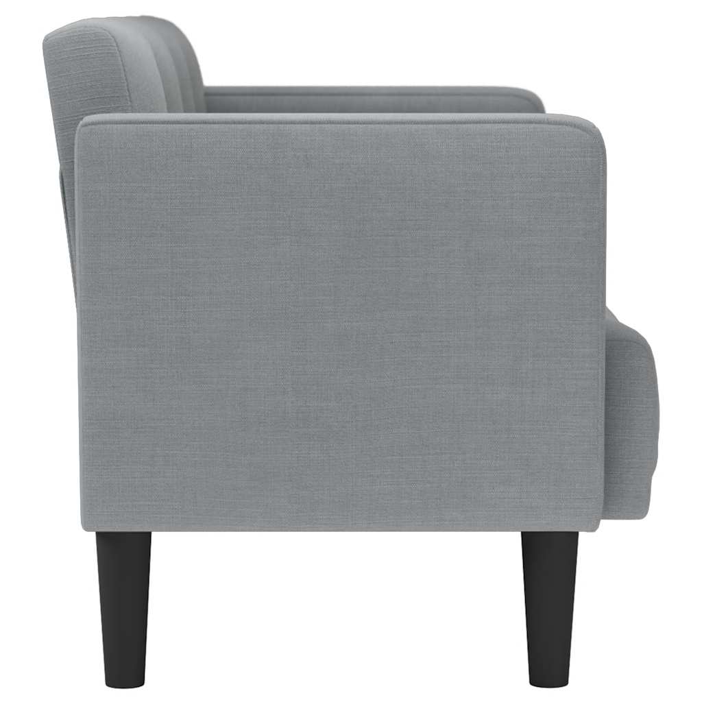 Loveseat Bank Lichtgrijs 111 cm Stof is nu te koop bij PeponiXL, paradijselijk wonen!