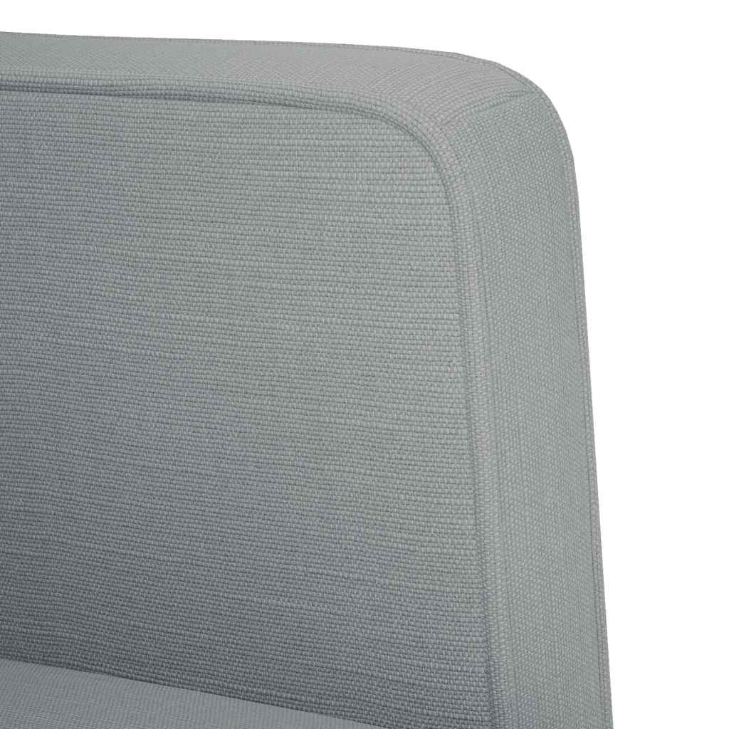 Loveseat Bank Lichtgrijs 111 cm Stof is nu te koop bij PeponiXL, paradijselijk wonen!