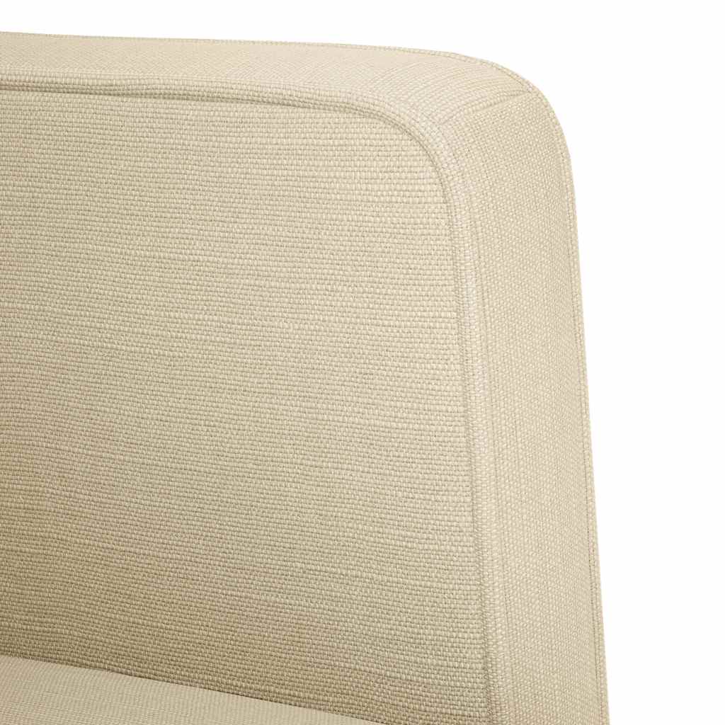 Loveseat Bank Crème 111 cm Stof is nu te koop bij PeponiXL, paradijselijk wonen!