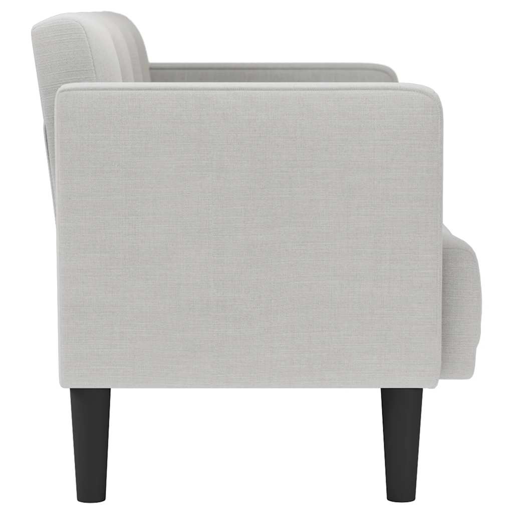 Loveseat bank wolkengrijs 111 cm stof is nu te koop bij PeponiXL, paradijselijk wonen!