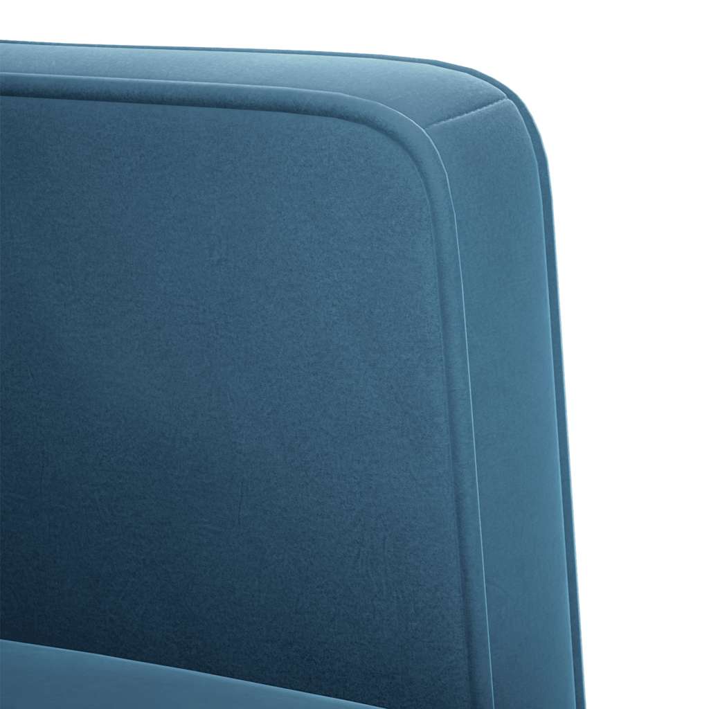 Loveseat bank blauw 111 cm fluweel is nu te koop bij PeponiXL, paradijselijk wonen!