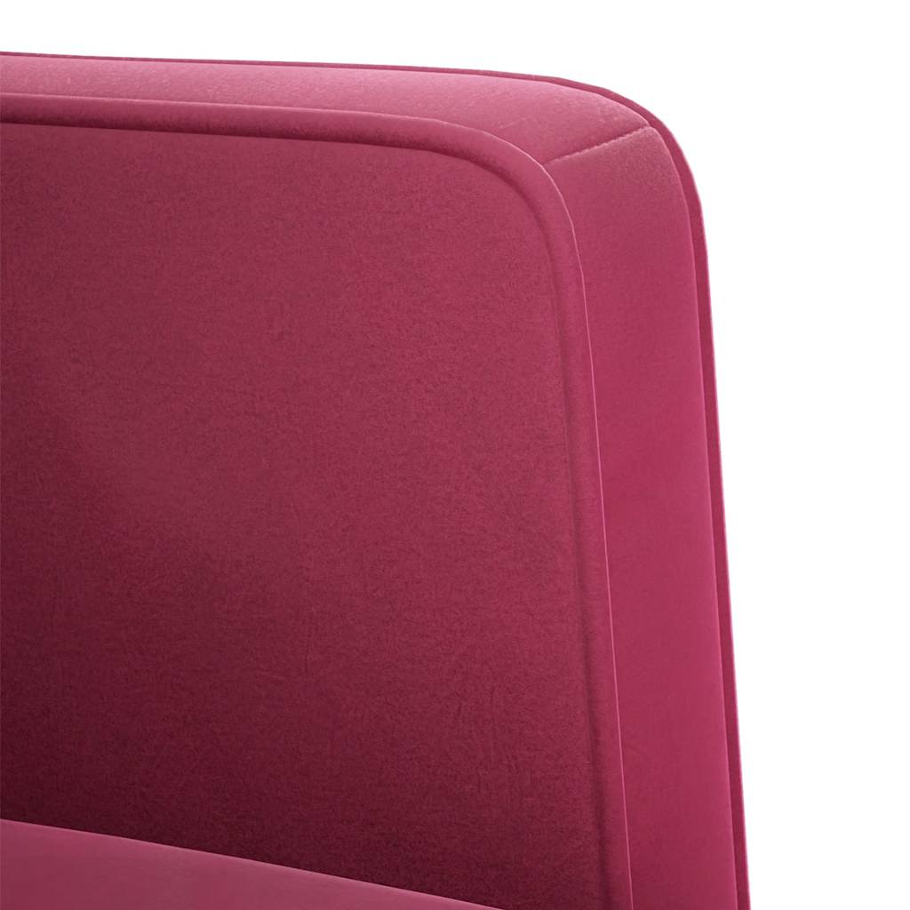 Loveseat bank wijnrood 111 cm fluweel is nu te koop bij PeponiXL, paradijselijk wonen!