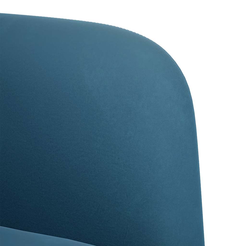 Loveseat bank 109 cm fluweel blauw is nu te koop bij PeponiXL, paradijselijk wonen!