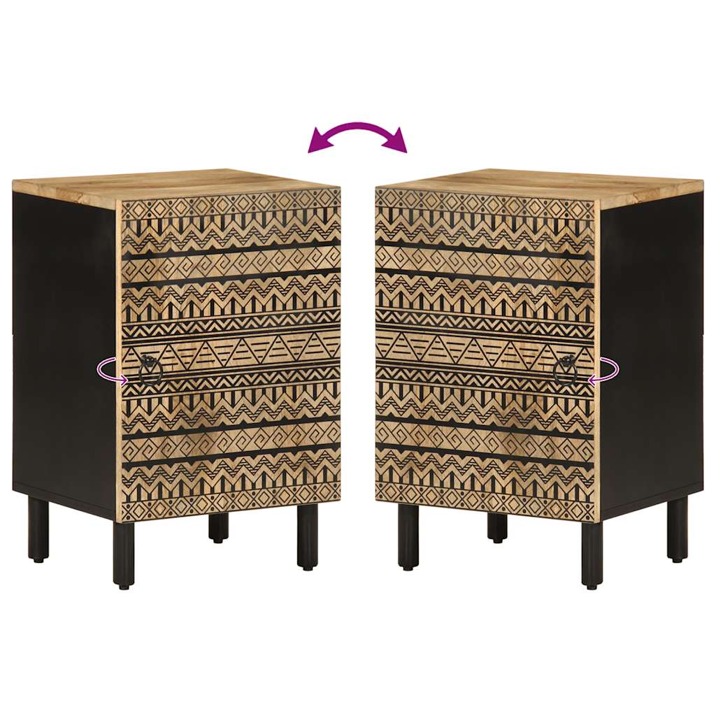 Badkamerkast 38x33,5x58 cm massief mangohout is nu te koop bij PeponiXL, paradijselijk wonen!