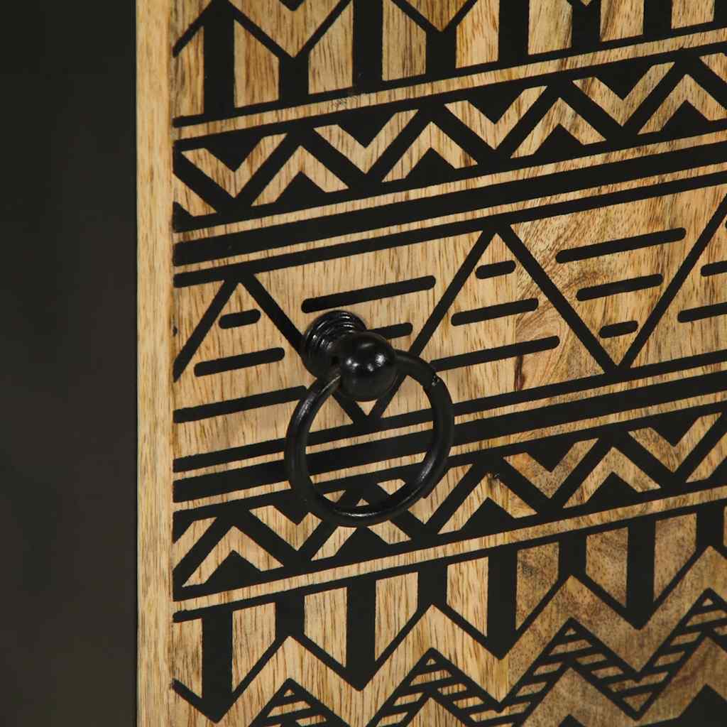 Badkamerkast 38x33,5x58 cm massief mangohout is nu te koop bij PeponiXL, paradijselijk wonen!