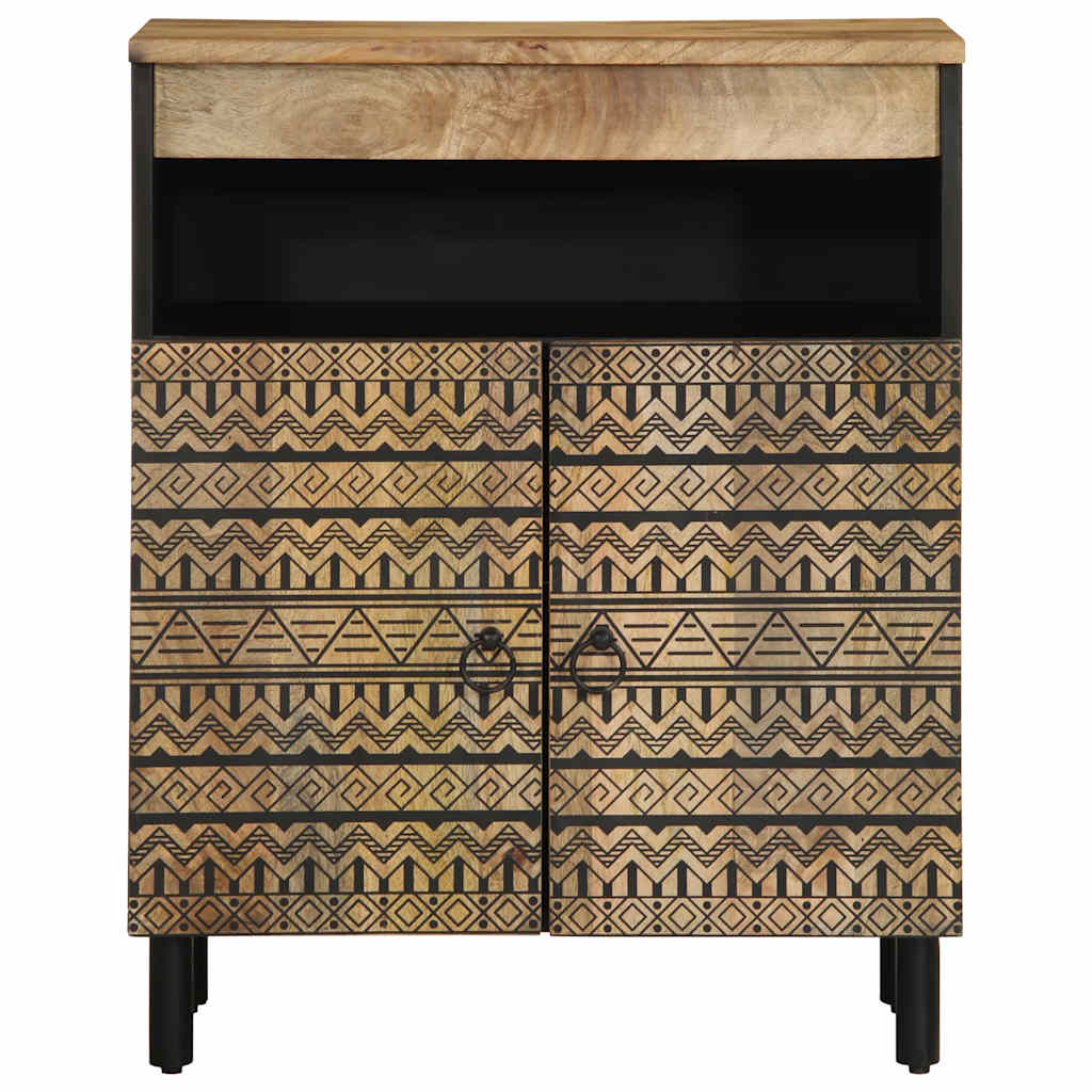 Dressoir 60x33,5x75 cm massief ruw mangohout is nu te koop bij PeponiXL, paradijselijk wonen!