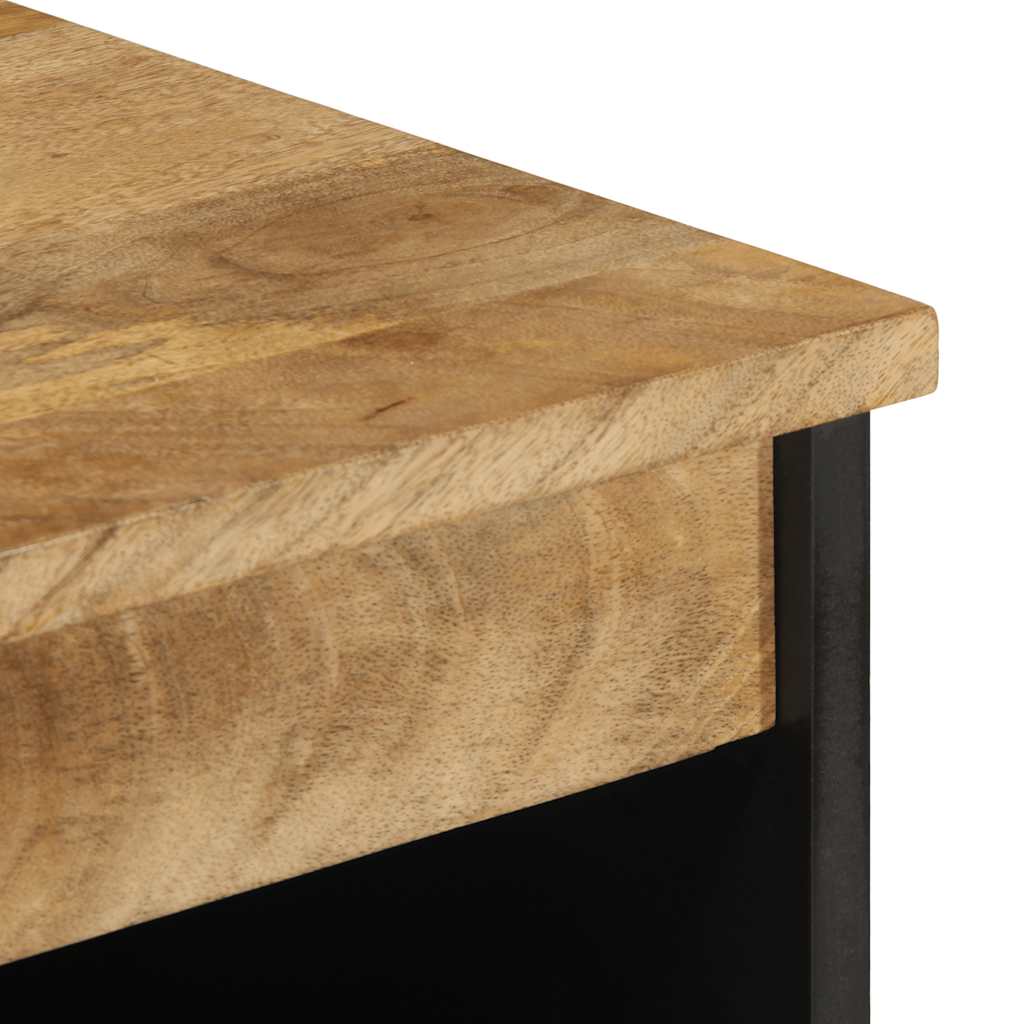 Dressoir 60x33,5x75 cm massief ruw mangohout is nu te koop bij PeponiXL, paradijselijk wonen!