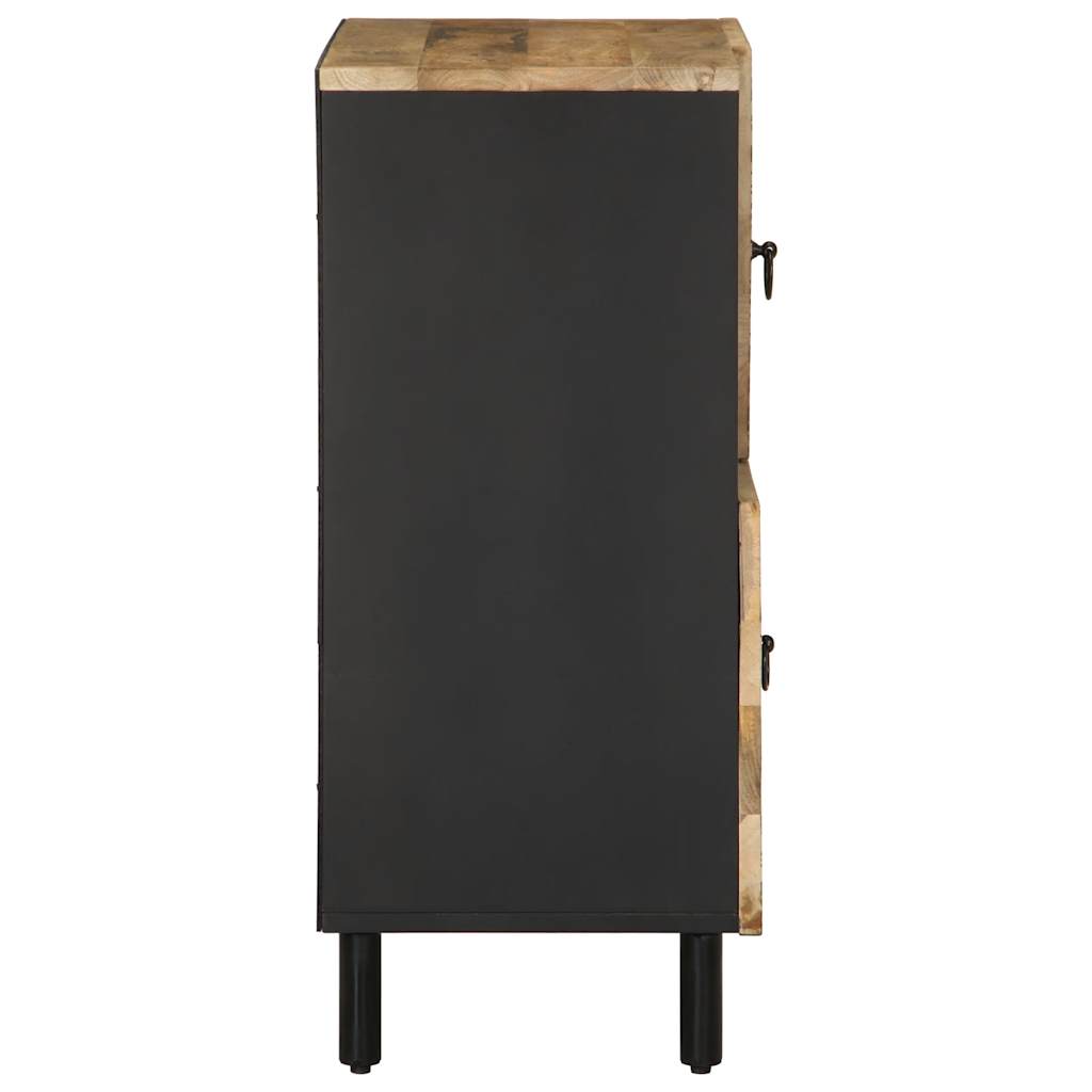 Dressoir 80x33,5x75 cm massief ruw mangohout is nu te koop bij PeponiXL, paradijselijk wonen!