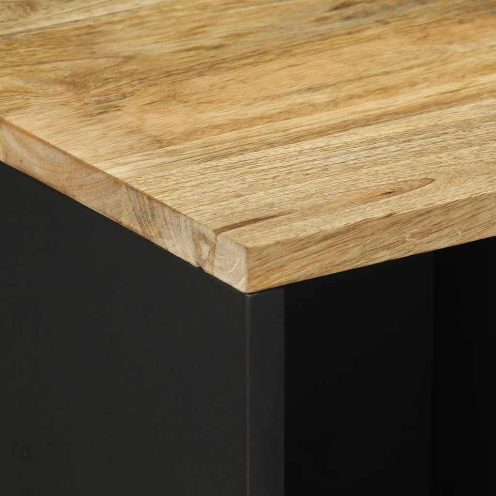 Dressoir 80x33,5x75 cm massief ruw mangohout is nu te koop bij PeponiXL, paradijselijk wonen!
