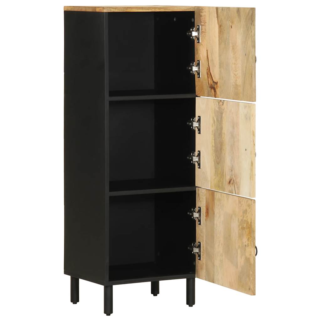 Hoge kast 40x33,5x110 cm massief ruw mangohout is nu te koop bij PeponiXL, paradijselijk wonen!