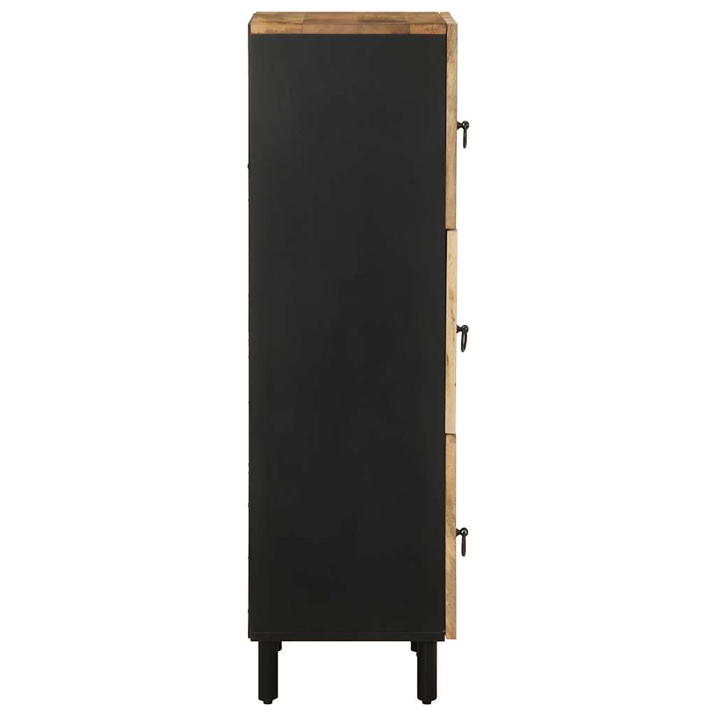 Hoge kast 40x33,5x110 cm massief ruw mangohout is nu te koop bij PeponiXL, paradijselijk wonen!