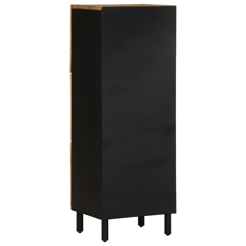 Hoge kast 40x33,5x110 cm massief ruw mangohout is nu te koop bij PeponiXL, paradijselijk wonen!
