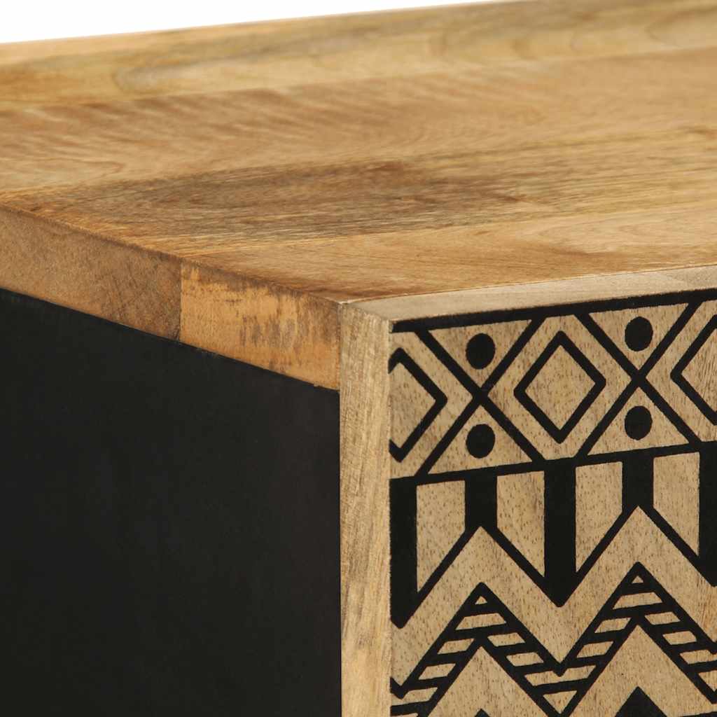 Hoge kast 40x33,5x110 cm massief ruw mangohout is nu te koop bij PeponiXL, paradijselijk wonen!