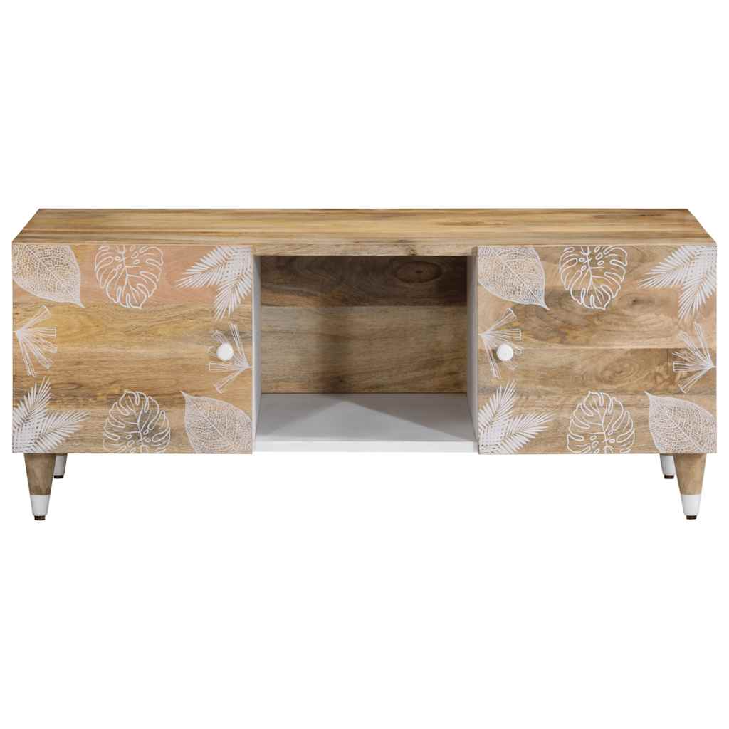 Salontafel 100x54x40 cm massief mangohout is nu te koop bij PeponiXL, paradijselijk wonen!