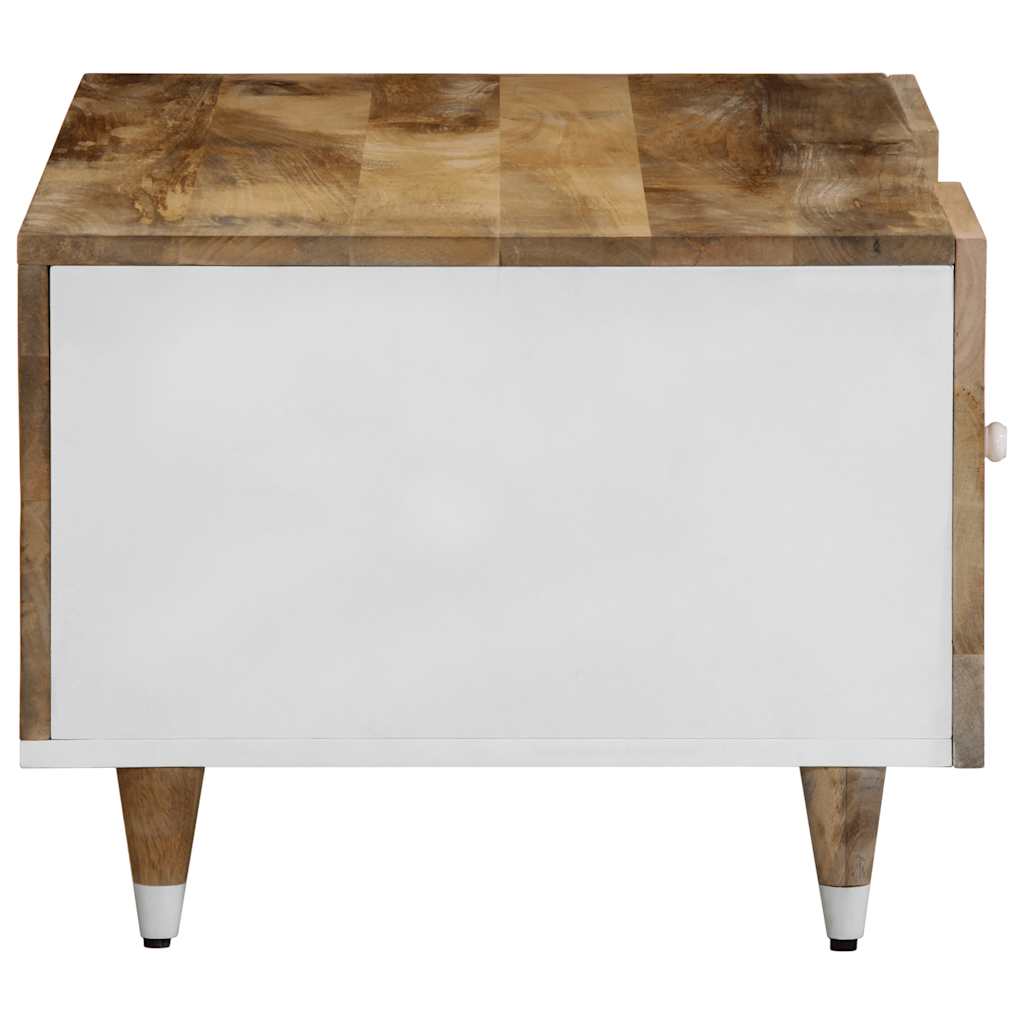 Salontafel 100x54x40 cm massief mangohout is nu te koop bij PeponiXL, paradijselijk wonen!
