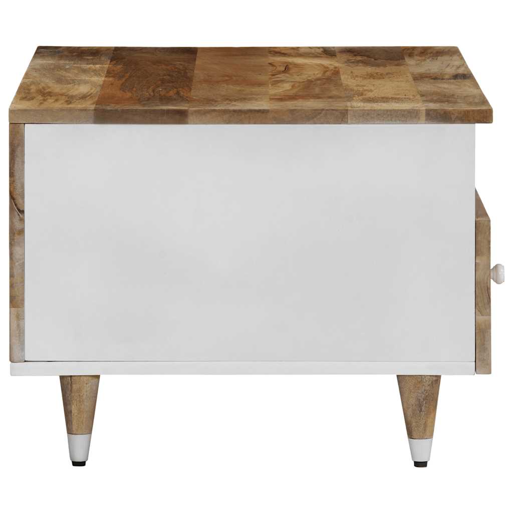 Salontafel 80x54x40 cm massief mangohout is nu te koop bij PeponiXL, paradijselijk wonen!