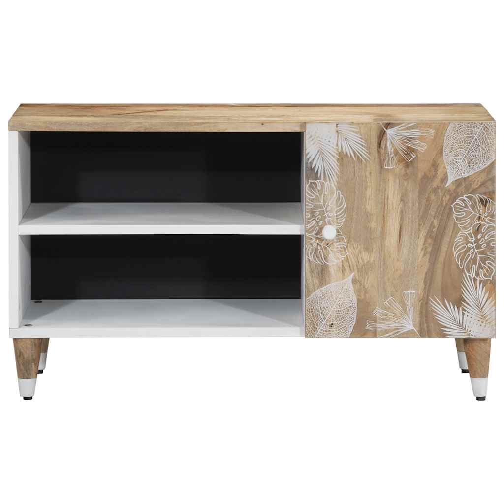 Tv-meubel 80x31,5x46 cm massief mangohout is nu te koop bij PeponiXL, paradijselijk wonen!
