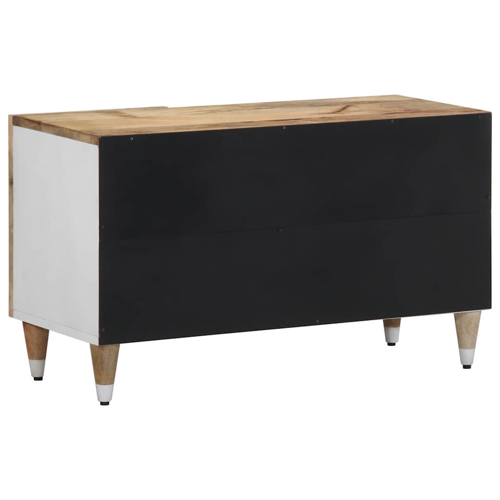 Tv-meubel 80x31,5x46 cm massief mangohout is nu te koop bij PeponiXL, paradijselijk wonen!