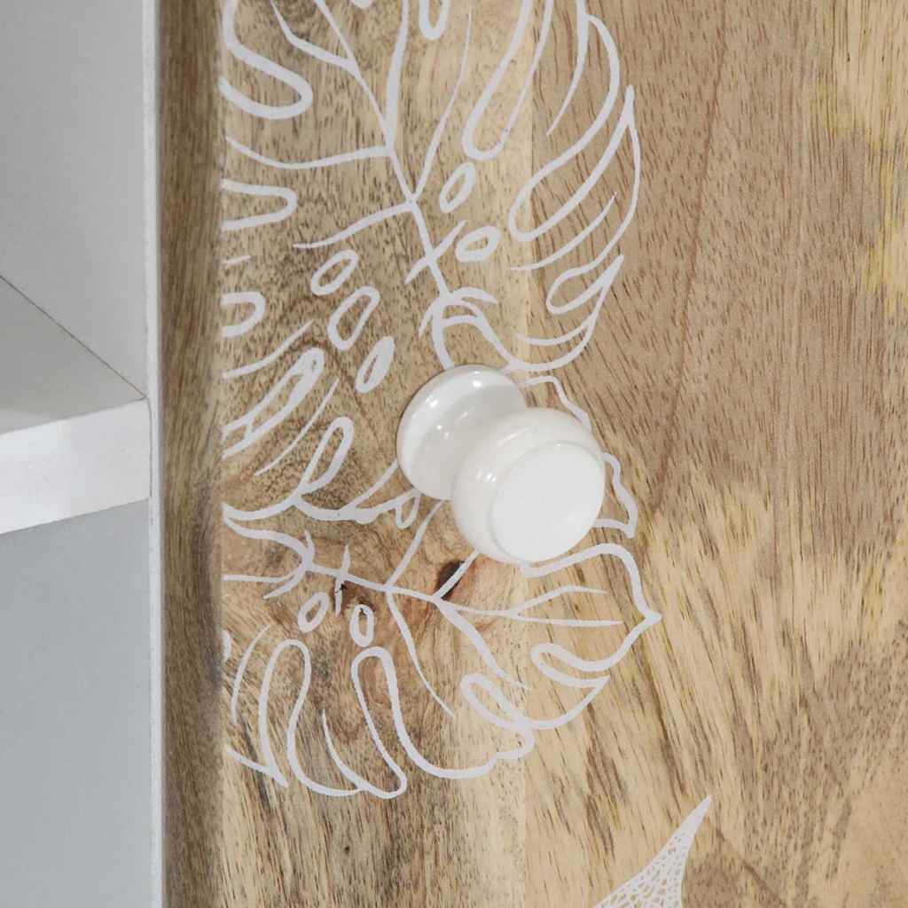 Tv-meubel 80x31,5x46 cm massief mangohout is nu te koop bij PeponiXL, paradijselijk wonen!