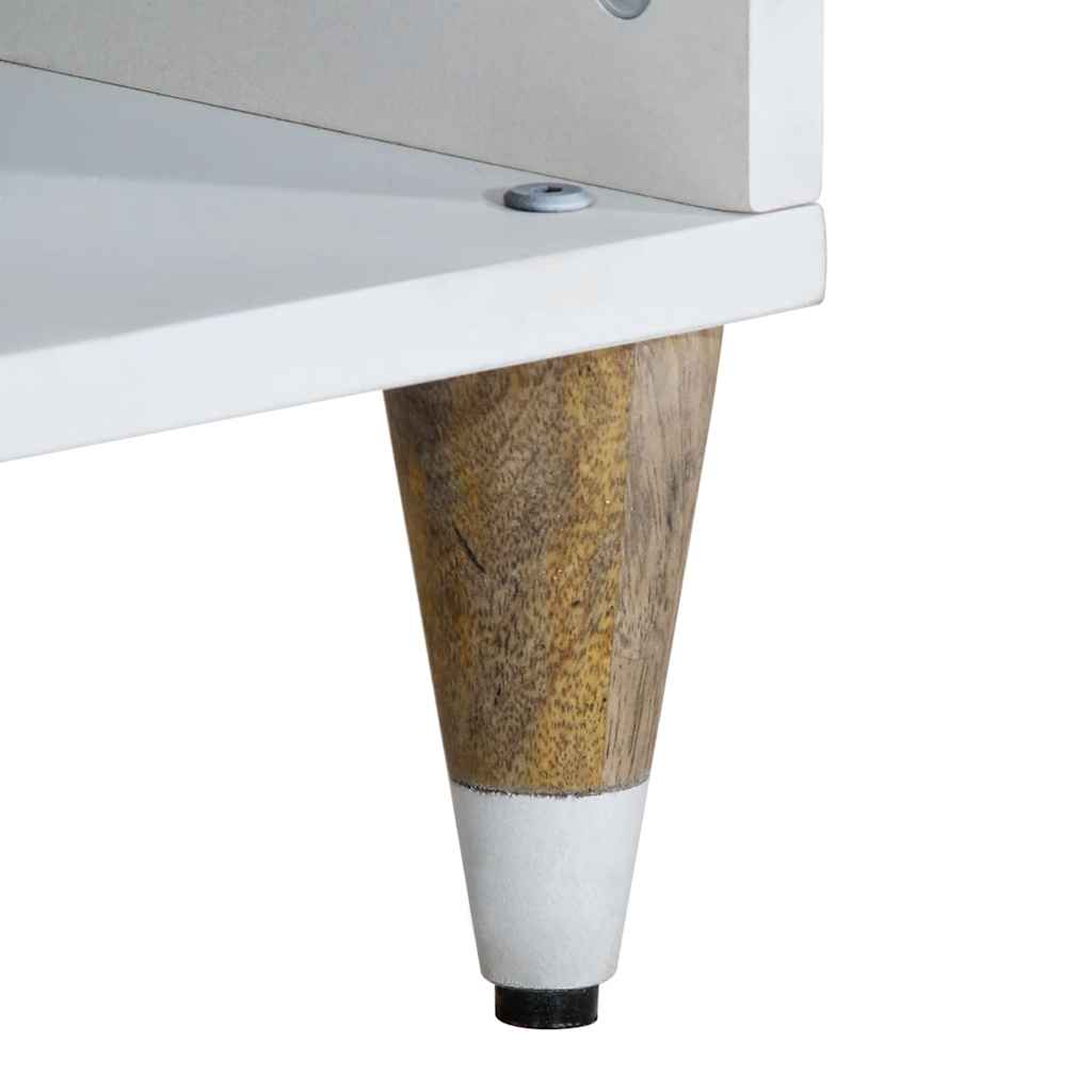 Tv-meubel 100x33,5x46 cm massief mangohout is nu te koop bij PeponiXL, paradijselijk wonen!