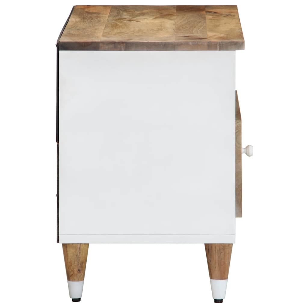 Tv-meubel 80x33,5x46 cm massief mangohout is nu te koop bij PeponiXL, paradijselijk wonen!
