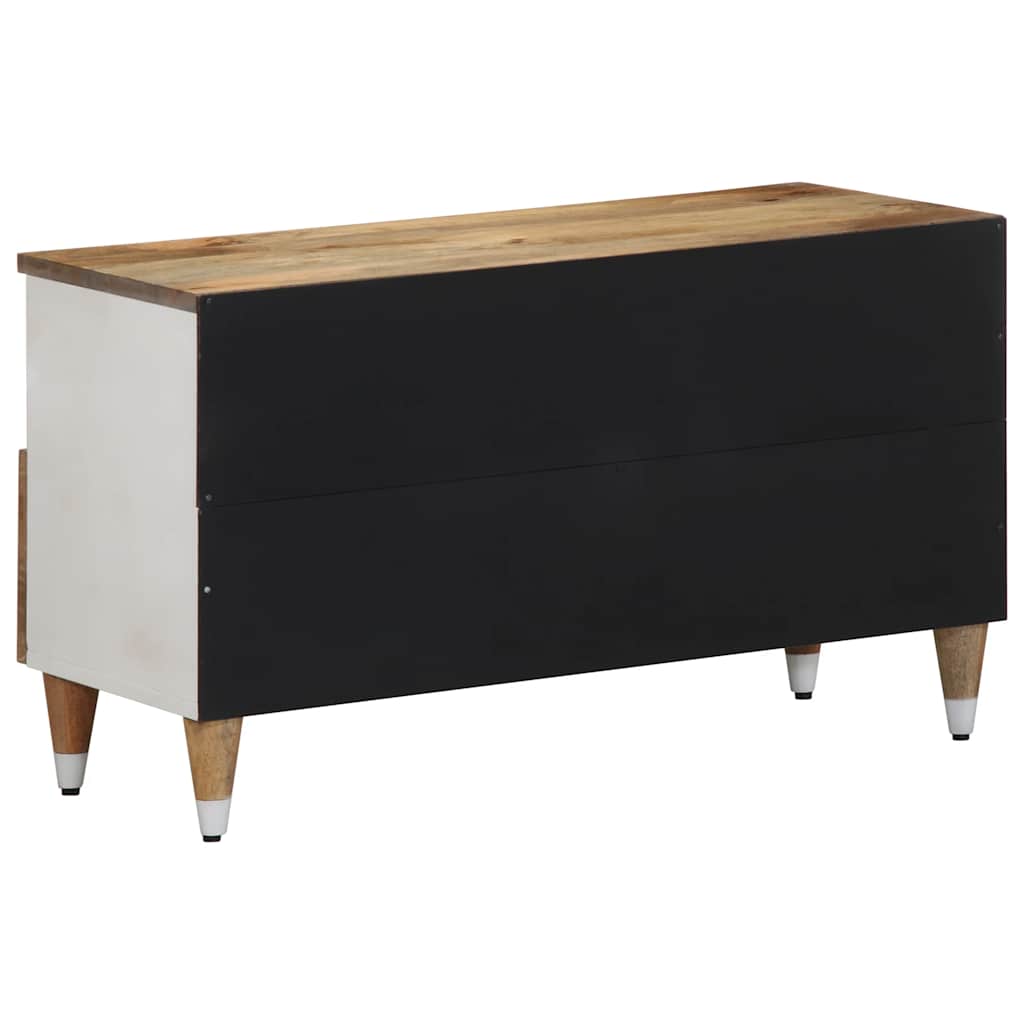 Tv-meubel 80x33,5x46 cm massief mangohout is nu te koop bij PeponiXL, paradijselijk wonen!