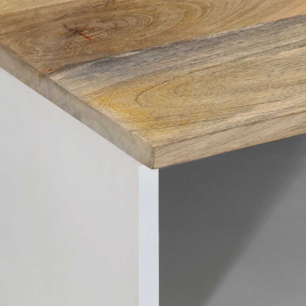 Tv-meubel 100x33,5x46 cm massief mangohout is nu te koop bij PeponiXL, paradijselijk wonen!