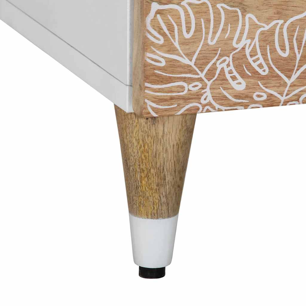 Tv-meubel 100x33,5x46 cm massief mangohout is nu te koop bij PeponiXL, paradijselijk wonen!