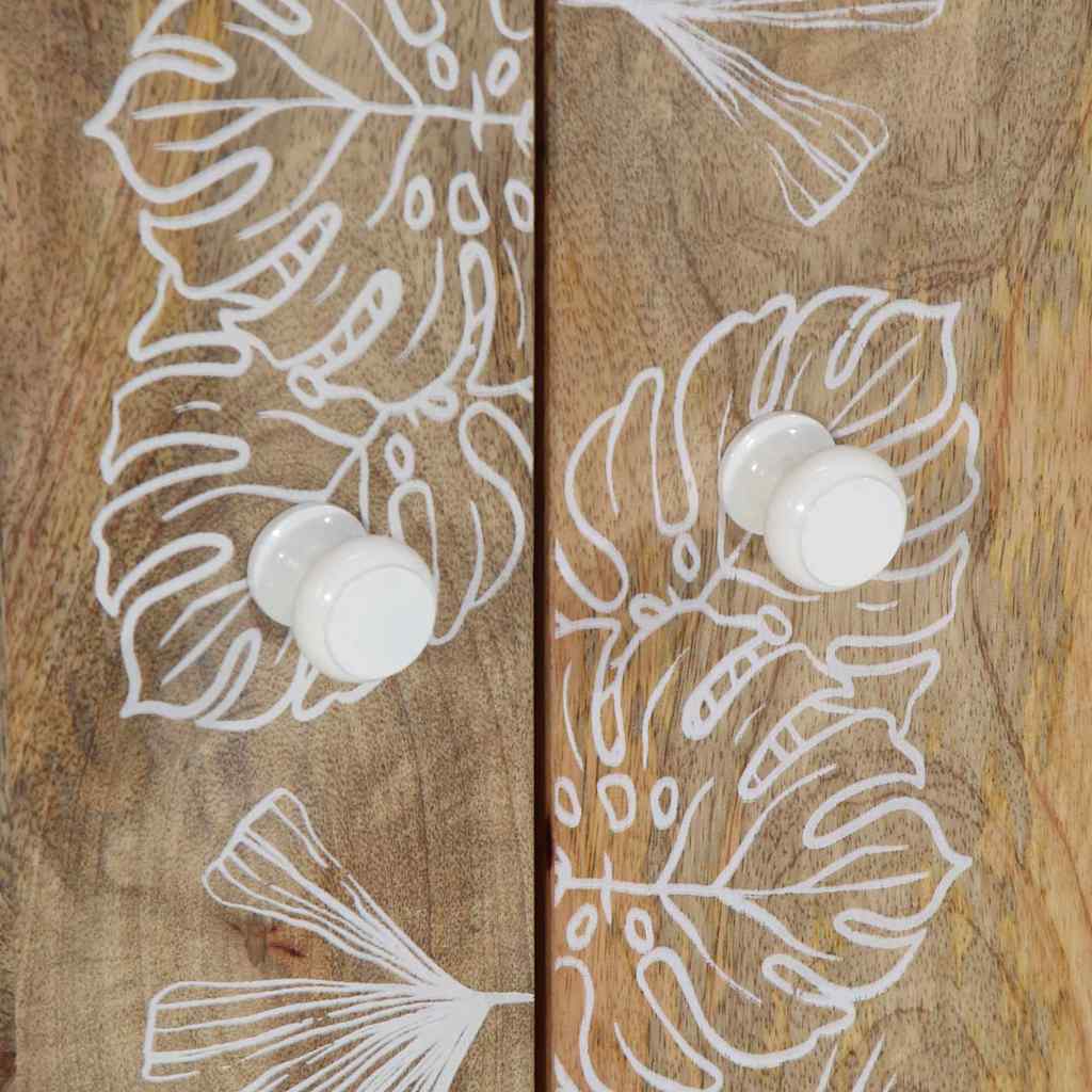 Wastafelkast 62x33x58 cm massief mangohout is nu te koop bij PeponiXL, paradijselijk wonen!