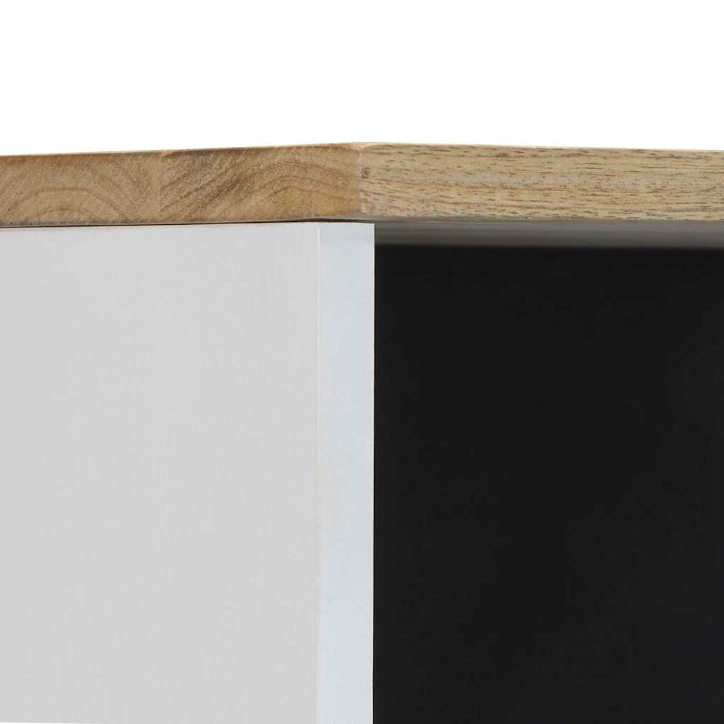 Badkamerkast 38x33,5x160 cm massief mangohout is nu te koop bij PeponiXL, paradijselijk wonen!