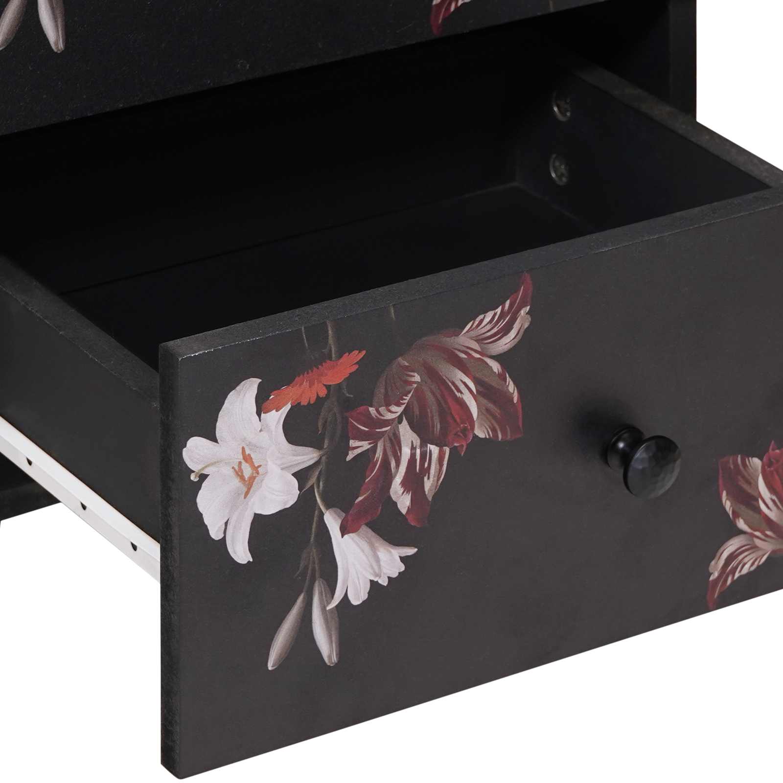 Nachtkastje met lade Bruin 40 x 33,5 x 46 cm Massief Mango Hout is nu te koop bij PeponiXL, paradijselijk wonen!