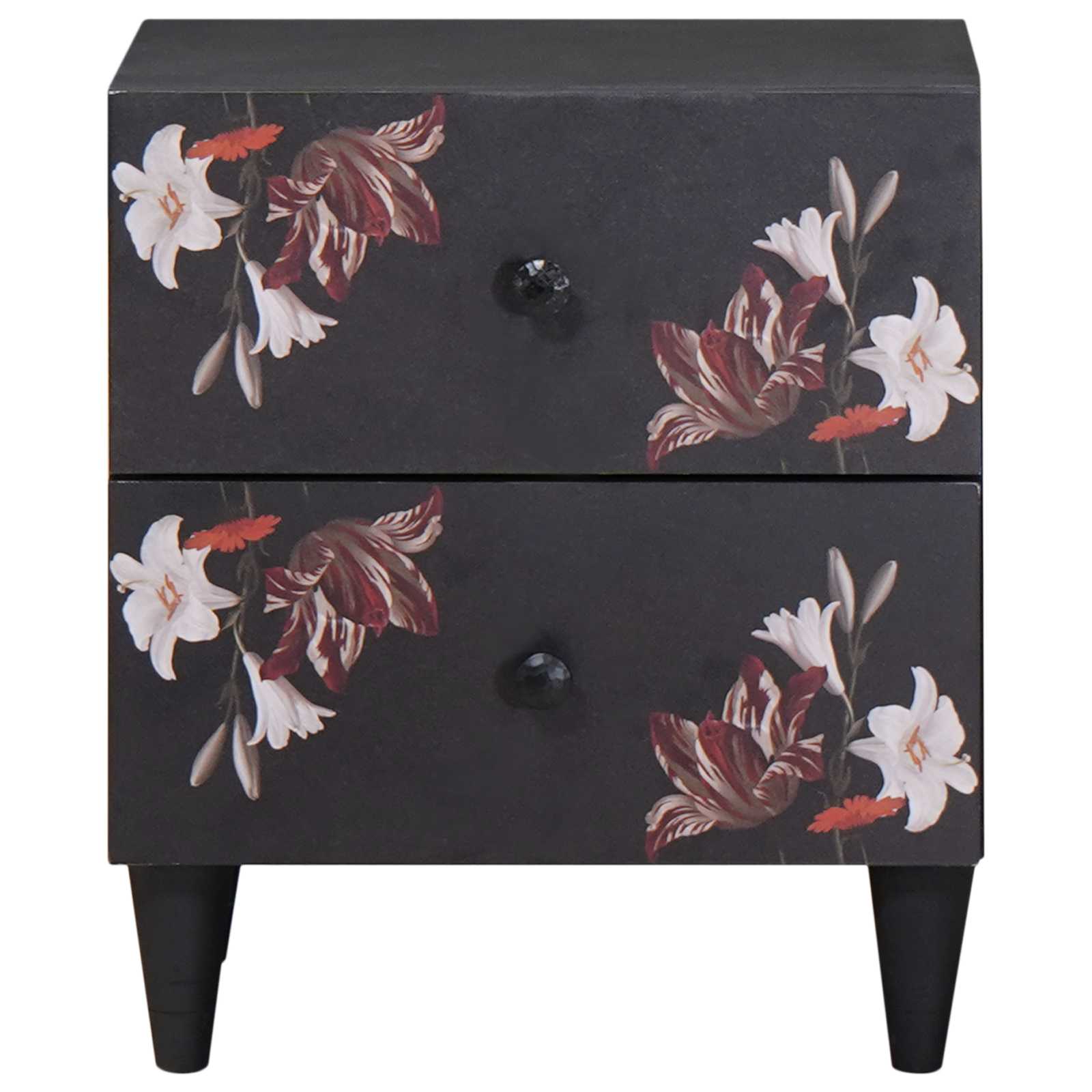 Nachtkastje met lade Bruin 40 x 33,5 x 46 cm Massief Mango Hout is nu te koop bij PeponiXL, paradijselijk wonen!