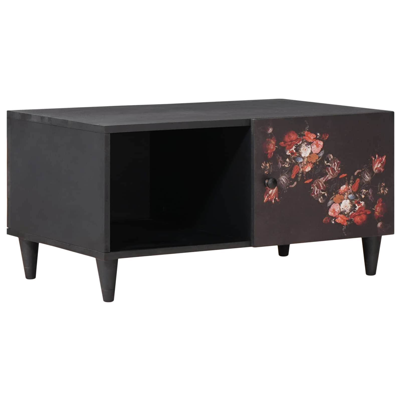 Salontafel Multikleur 80 x 50 x 40 cm Massief Mango Hout is nu te koop bij PeponiXL, paradijselijk wonen!