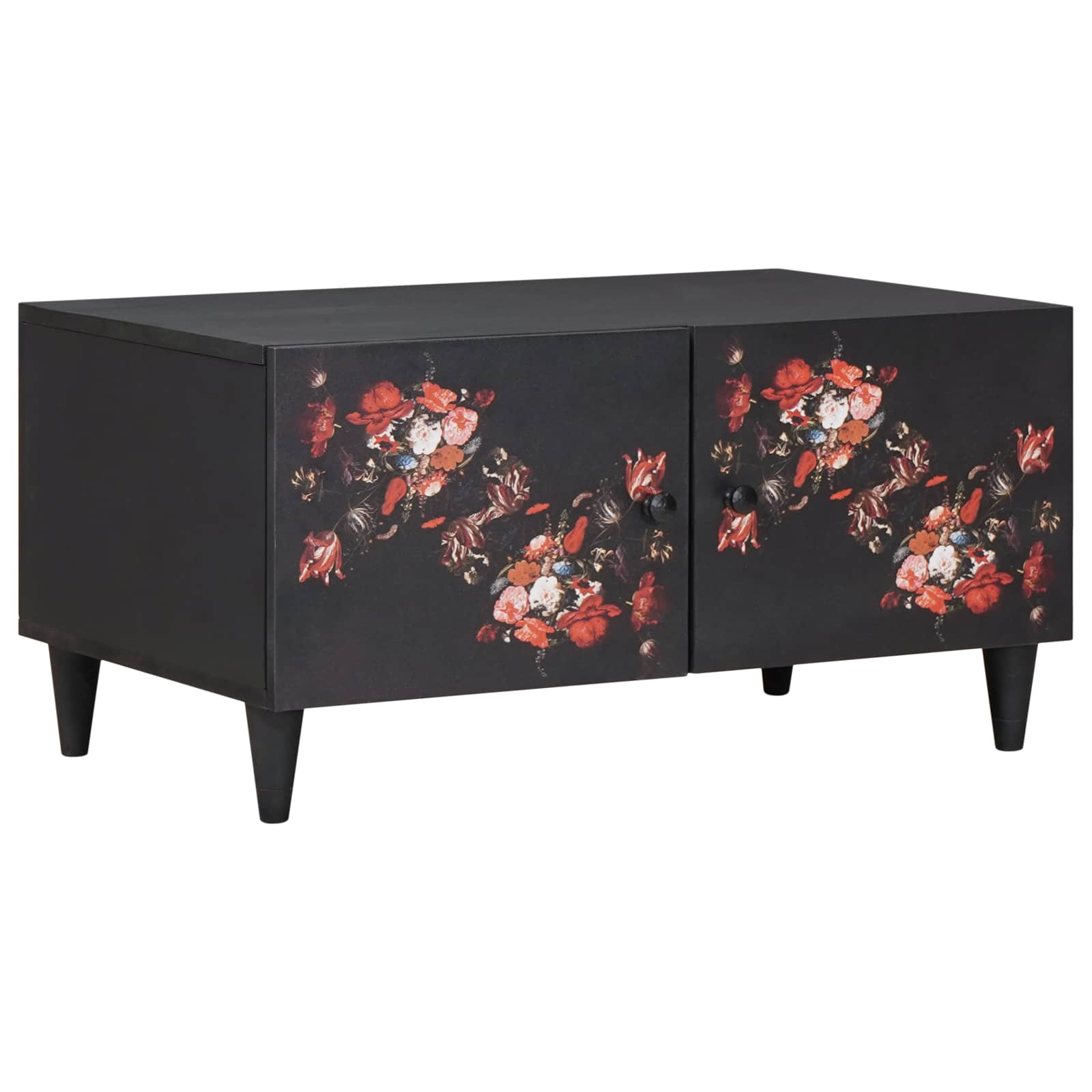 Salontafel Multikleur 80 x 50 x 40 cm Massief Mango Hout is nu te koop bij PeponiXL, paradijselijk wonen!