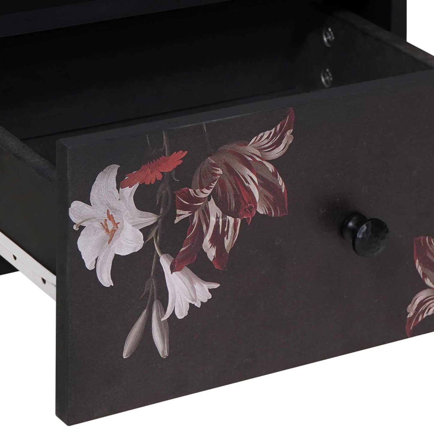 Nachtkastje met lade Bruin 40 x 33 x 46 cm Massief Mango Hout is nu te koop bij PeponiXL, paradijselijk wonen!