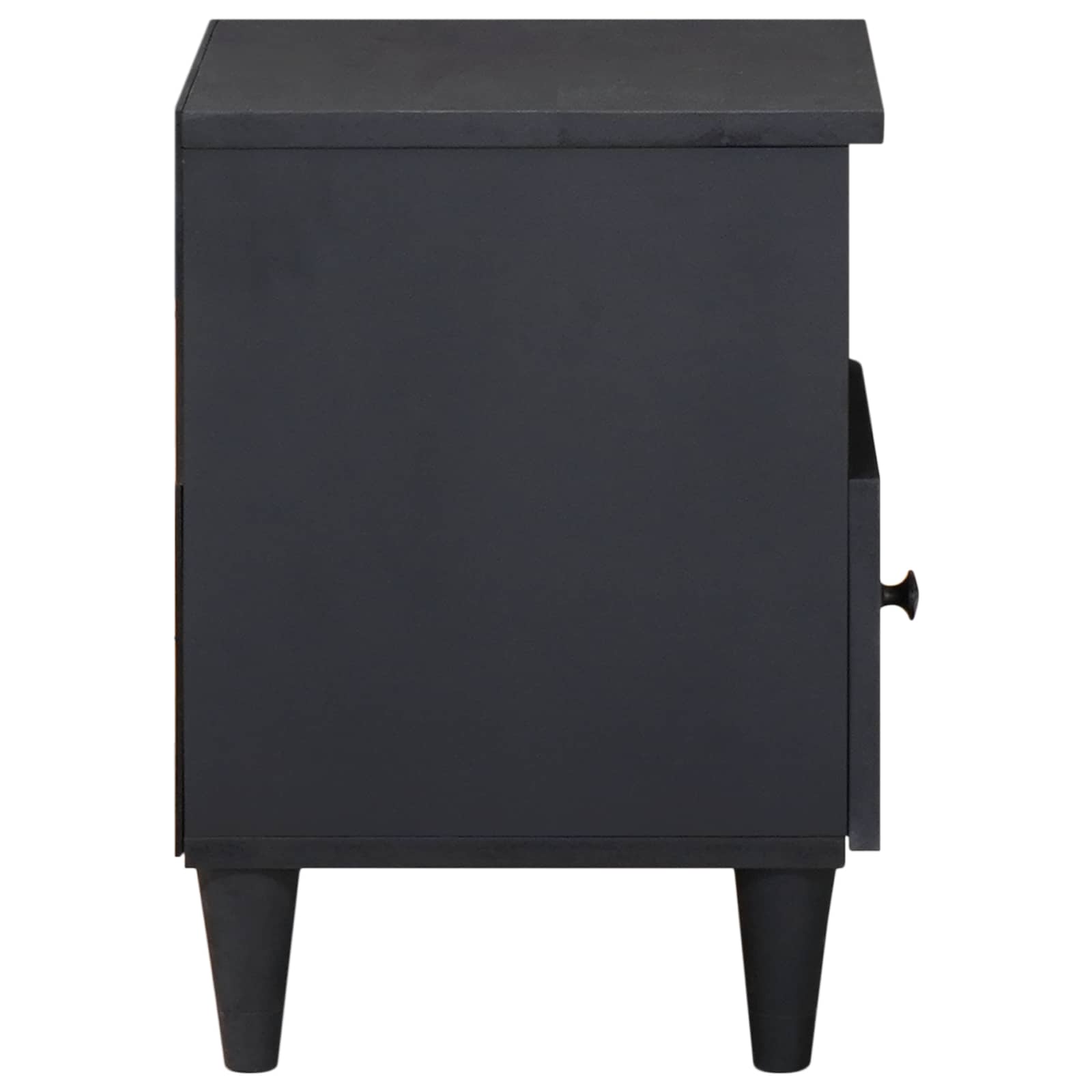 Nachtkastje 2 pcs Bruin 40 x 33 x 46 cm Massief Mango Hout is nu te koop bij PeponiXL, paradijselijk wonen!