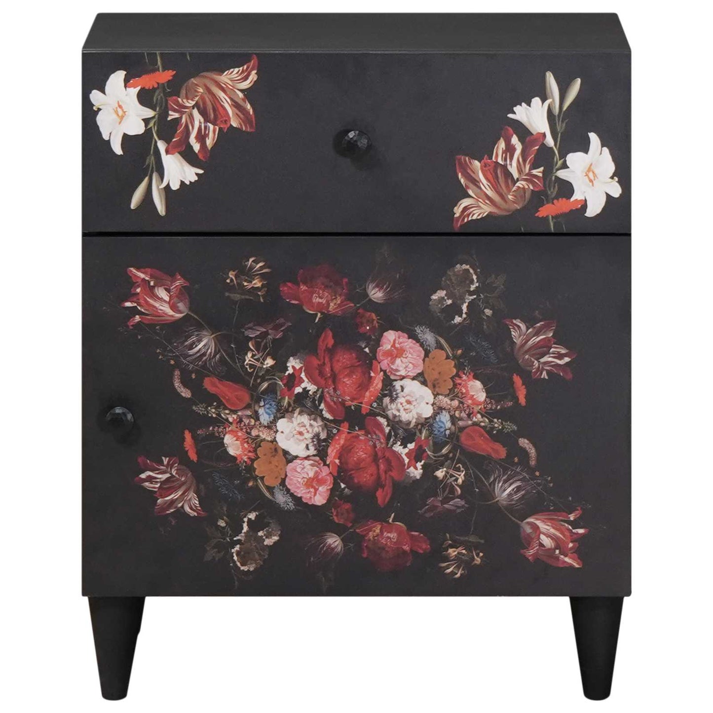 Nachtkastje Multikleur 50 x 33 x 60 cm Massief Mango Hout is nu te koop bij PeponiXL, paradijselijk wonen!