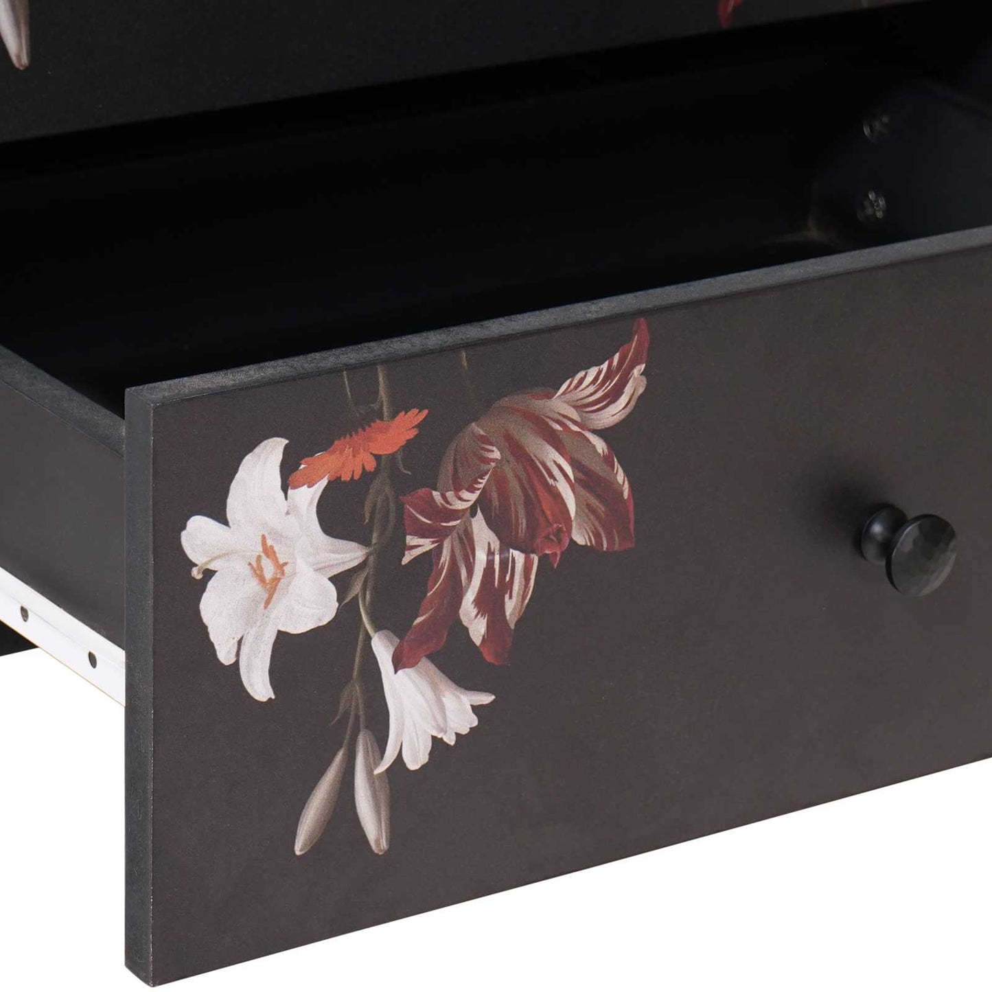 Nachtkastje Multikleur 50 x 33 x 60 cm Massief Mango Hout is nu te koop bij PeponiXL, paradijselijk wonen!