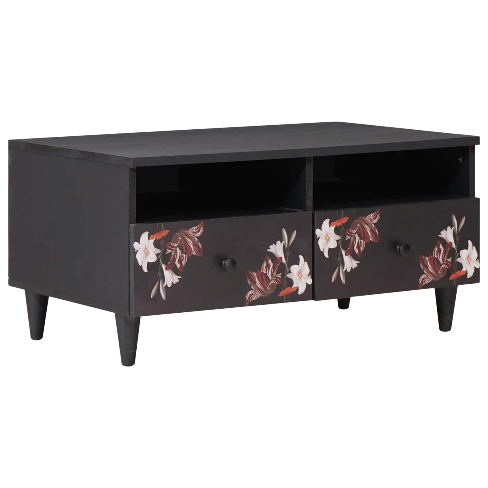 Salontafel Multikleur 80 x 54 x 40 cm Massief Mango Hout is nu te koop bij PeponiXL, paradijselijk wonen!