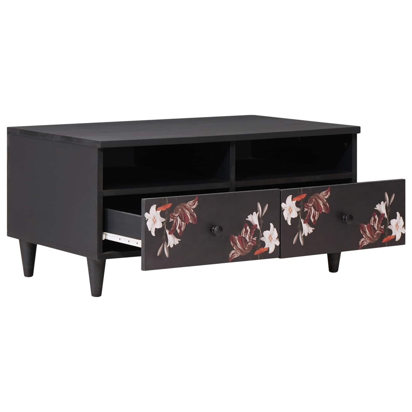 Salontafel Multikleur 80 x 54 x 40 cm Massief Mango Hout is nu te koop bij PeponiXL, paradijselijk wonen!
