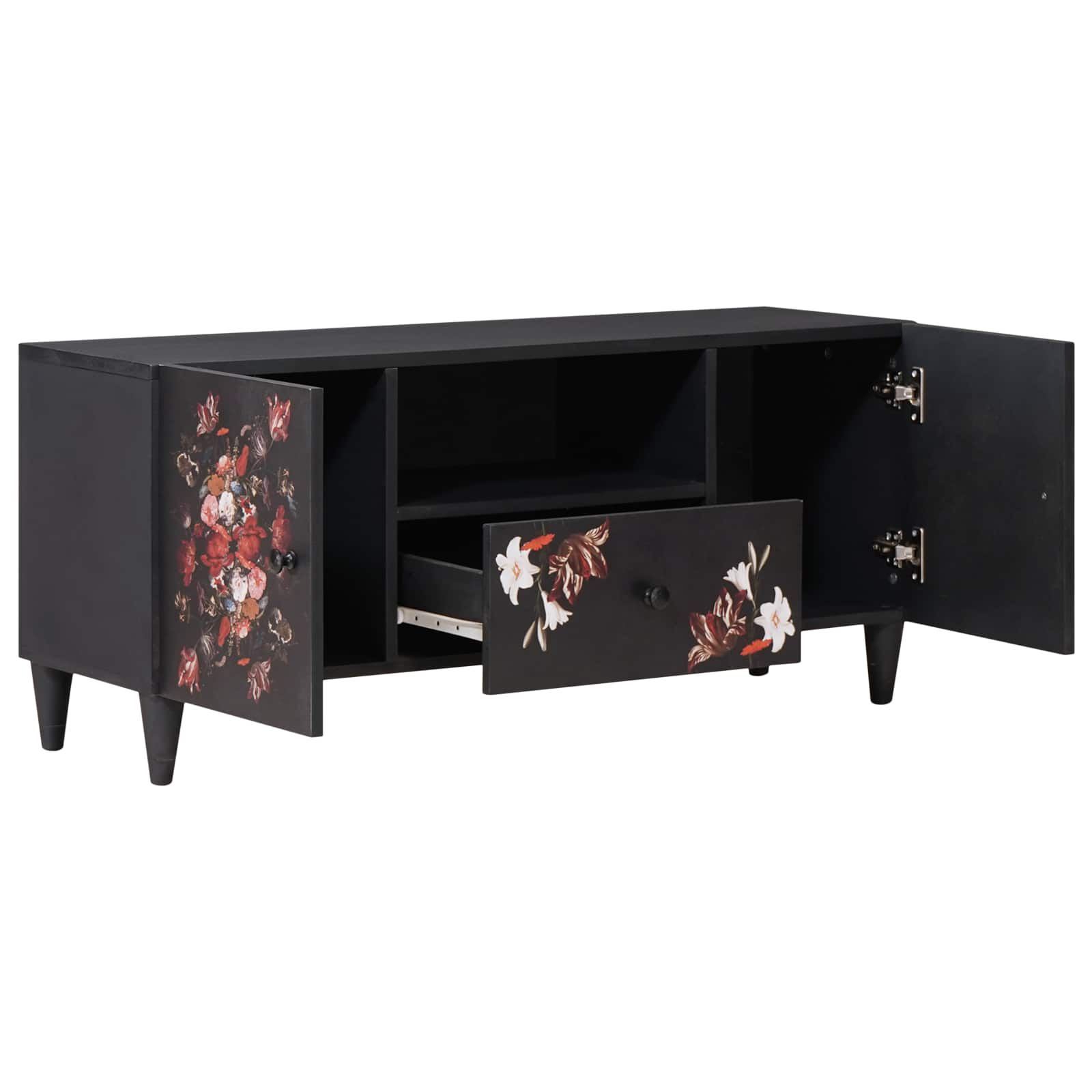 Opslagkasten Multikleur 105 x 33,5 x 46 cm Massief Mango Hout is nu te koop bij PeponiXL, paradijselijk wonen!