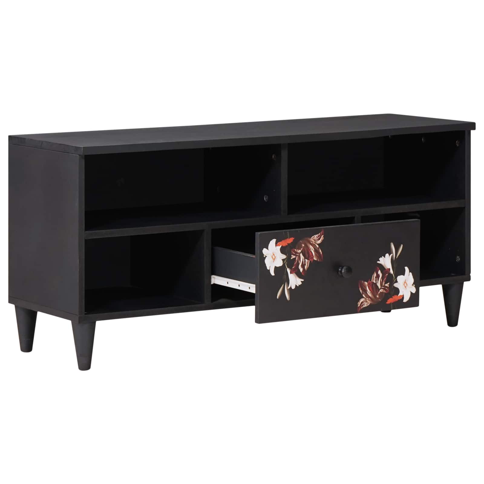 Opslagkasten Multikleur 100 x 33,5 x 46 cm Massief Mango Hout is nu te koop bij PeponiXL, paradijselijk wonen!