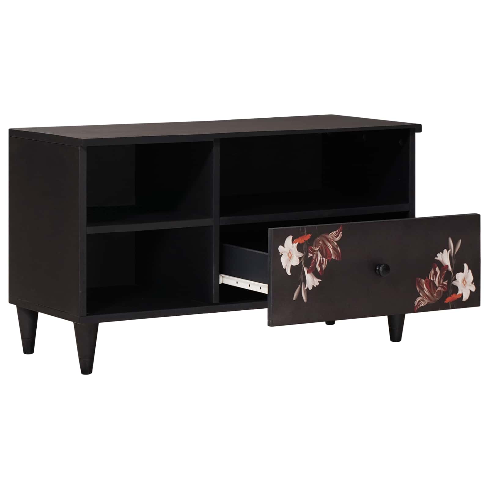 Opslagkasten Multikleur 80 x 33,5 x 46 cm Massief Mango Hout is nu te koop bij PeponiXL, paradijselijk wonen!