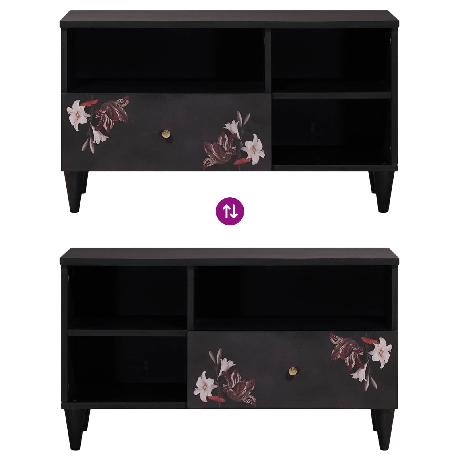 Opslagkasten Multikleur 80 x 33,5 x 46 cm Massief Mango Hout is nu te koop bij PeponiXL, paradijselijk wonen!
