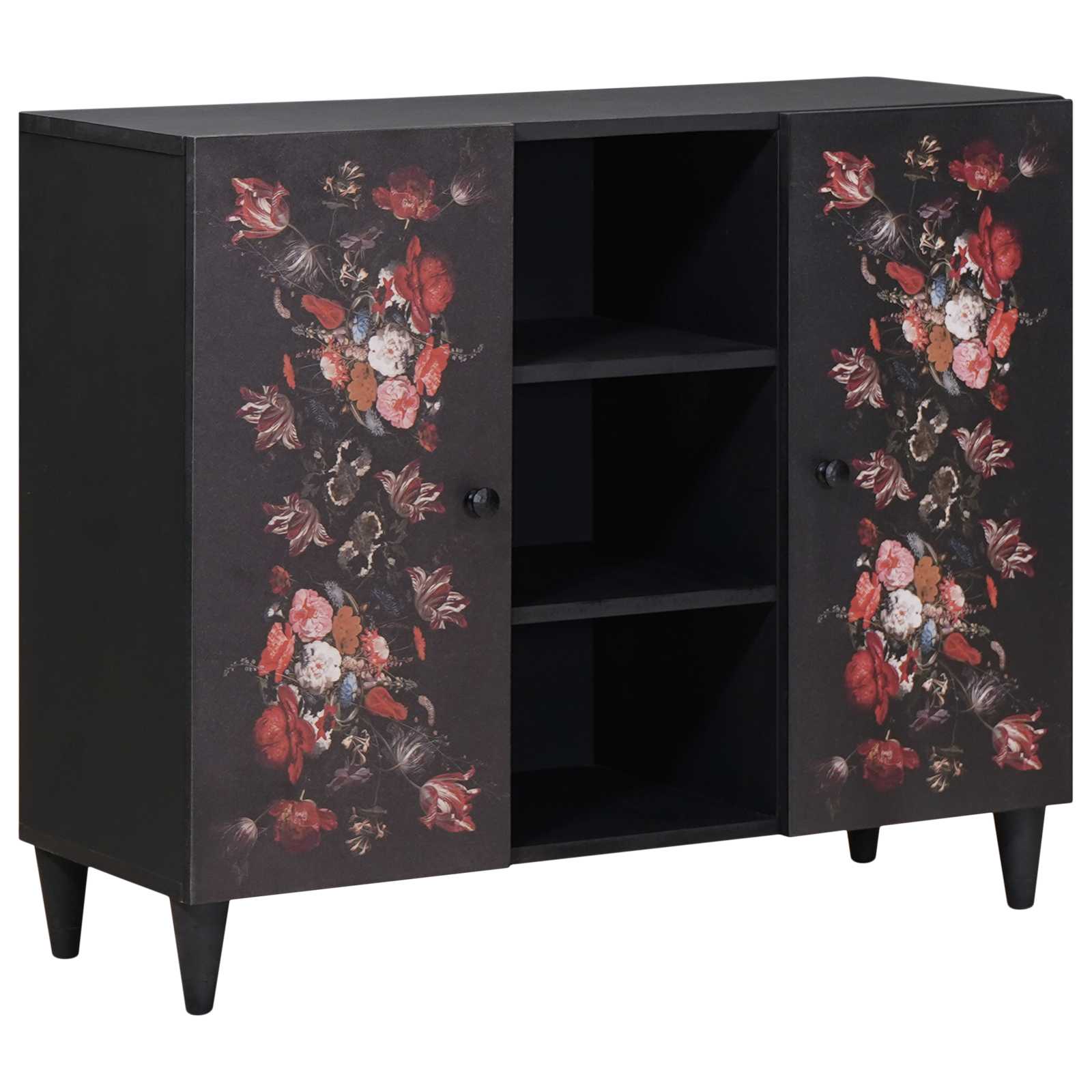 Opslagkasten Multikleur 90 x 33,5 x 75 cm Massief Mango Hout is nu te koop bij PeponiXL, paradijselijk wonen!